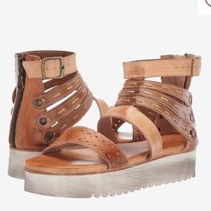 Bed Stu platform sandal
